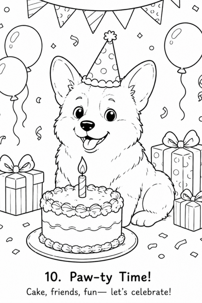 Corgi colouring pages colouring pages kids printable