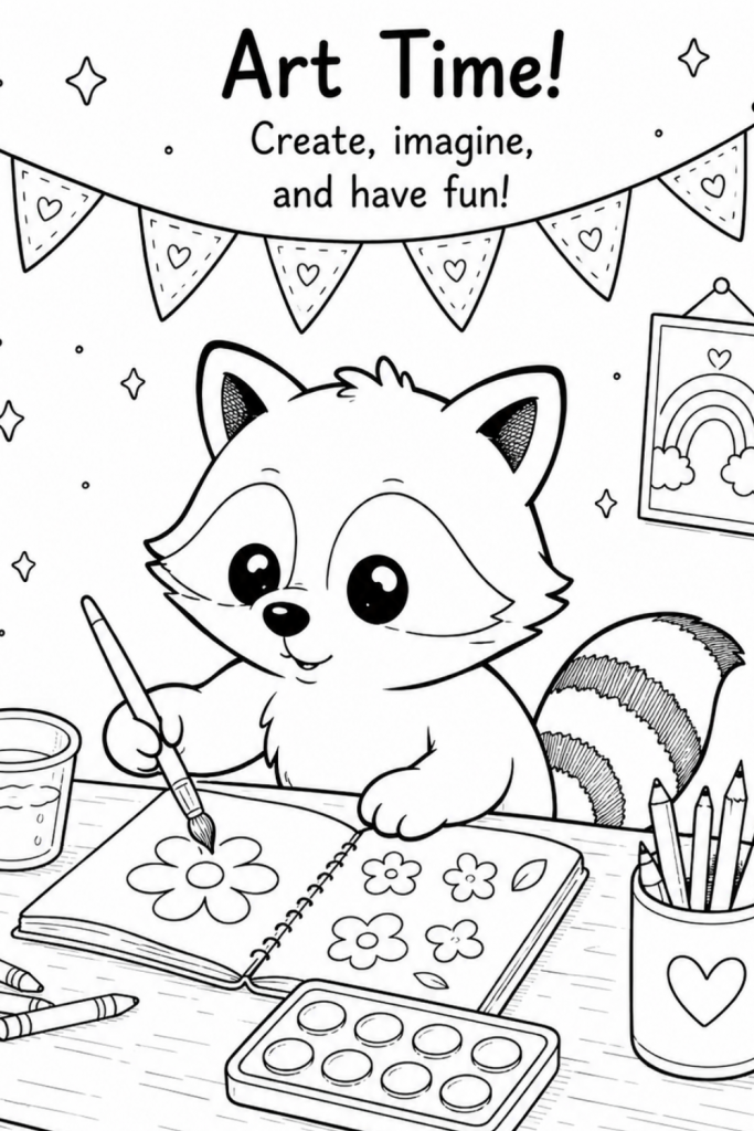 colouring pages kids printout