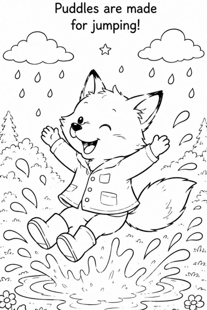 fox colouring pages colouring pages kids printout