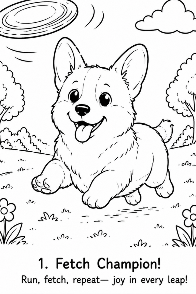 Corgi colouring pages colouring pages of Corgi
