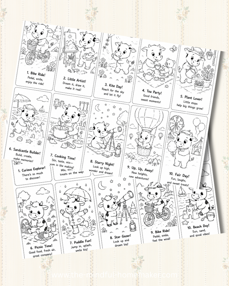 cow colouring pages