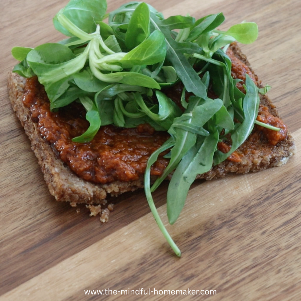 Healthy tomato feta open sandwich feta and tomato sandwich