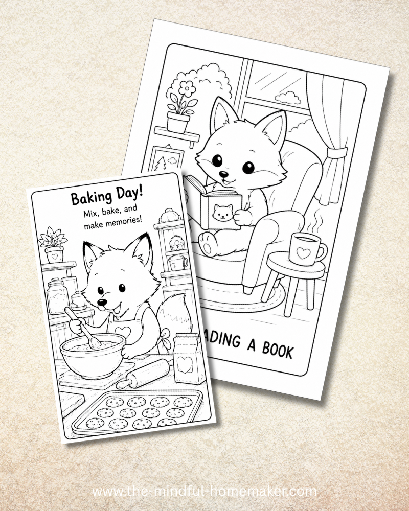 fox colouring pages