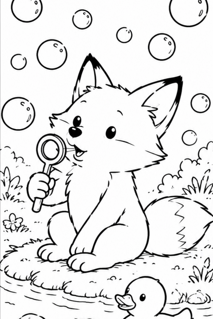 fox colouring pages fox colouring pages in