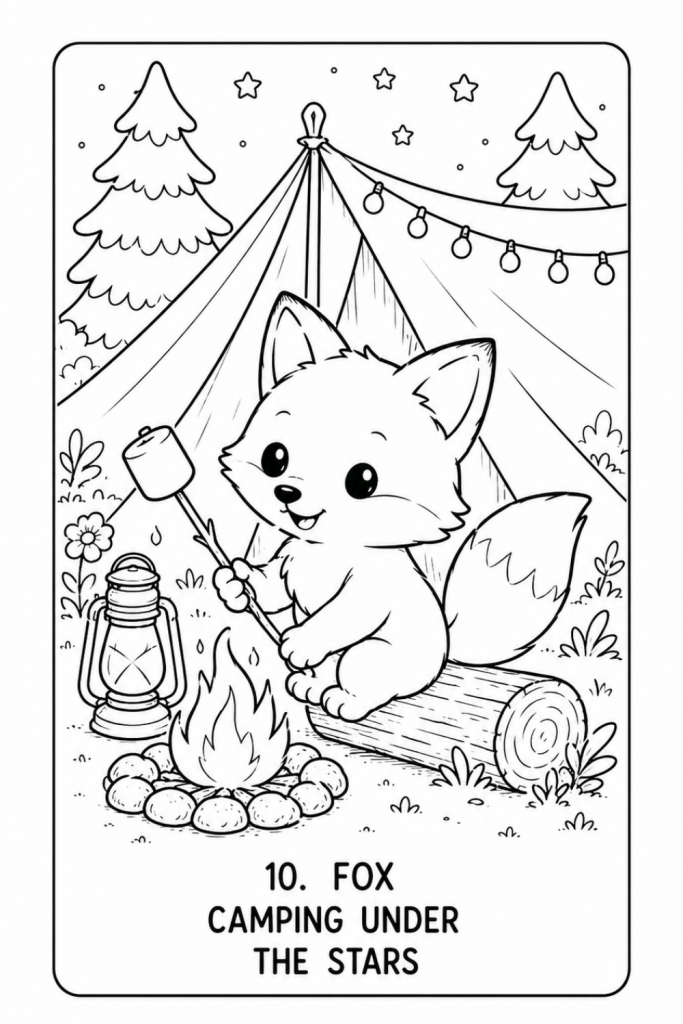 fox colouring pages fox colouring pictures