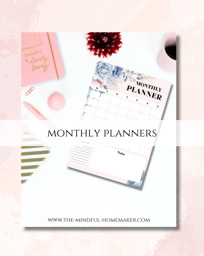 monthly planners