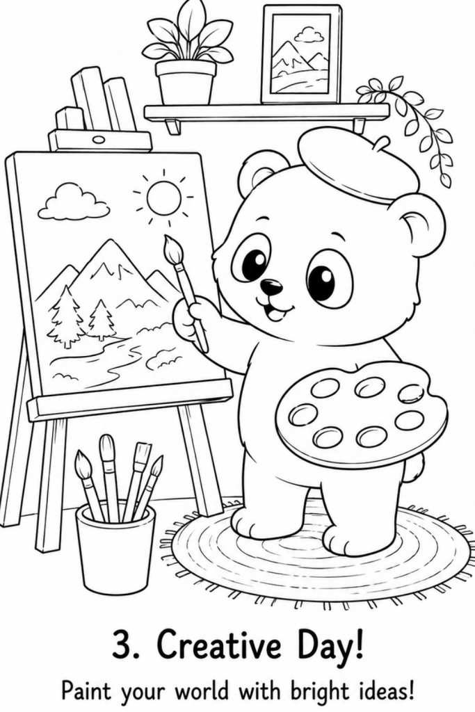 panda colouring worksheet