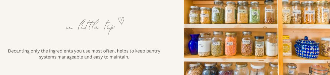 pantry and storage essentials