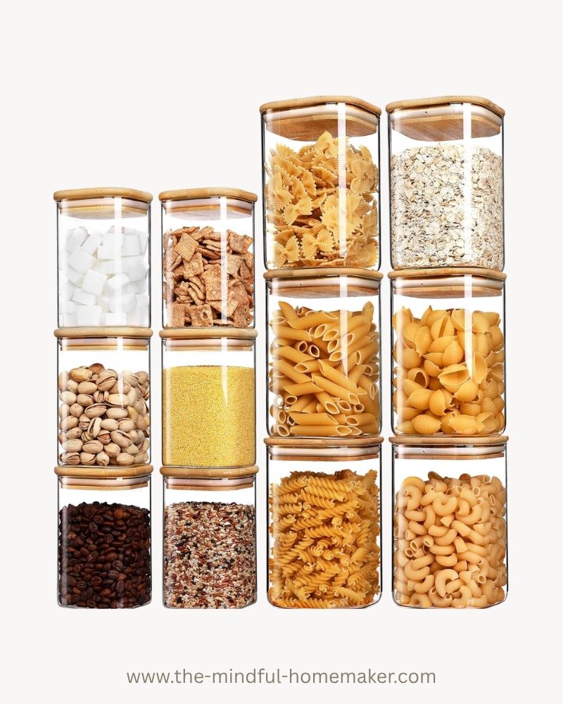 pantry glass containers