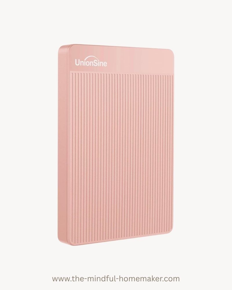 pink external drive