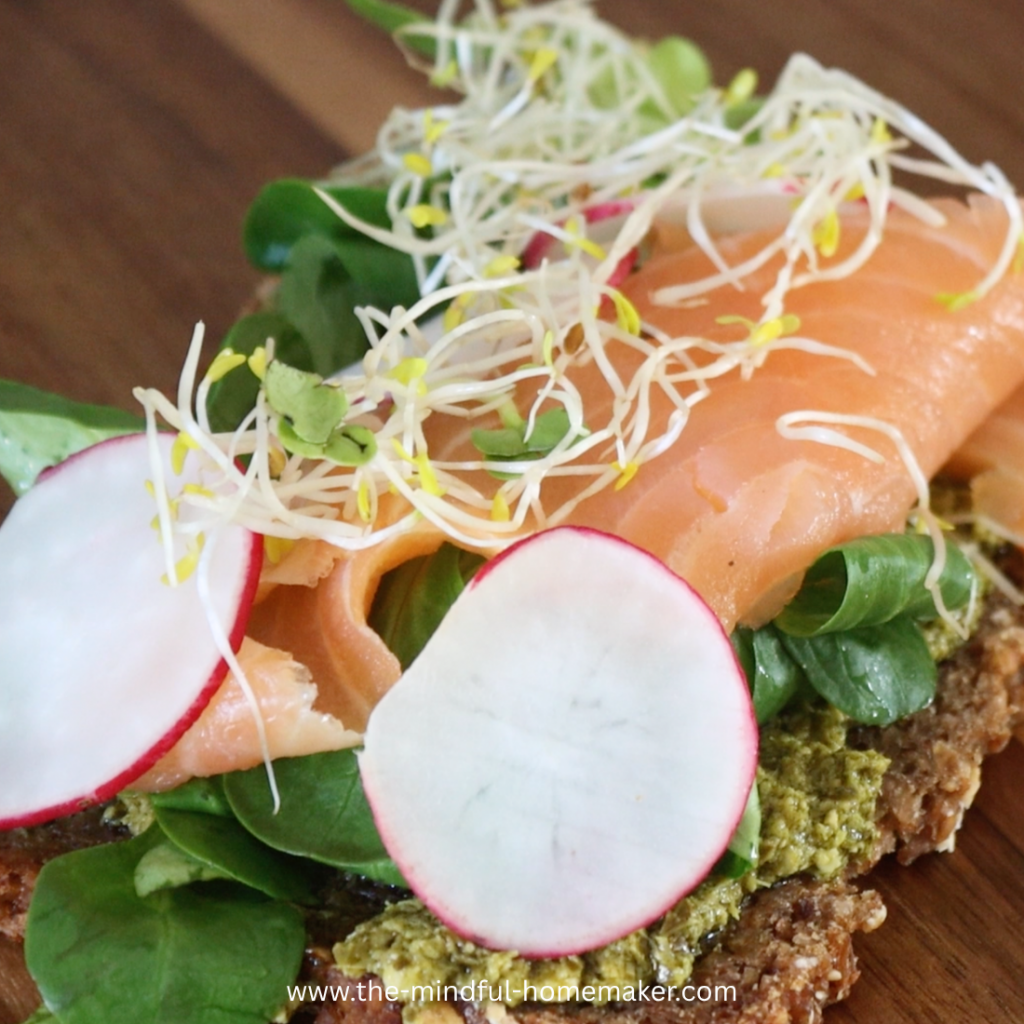 Summer salmon passion fruit sandwich salmon pesto sandwich