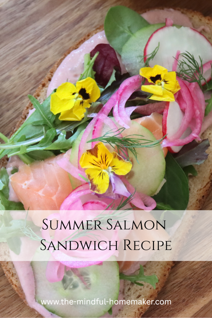 Summer salmon sandwich recipe Summer salmon sandwich recipe