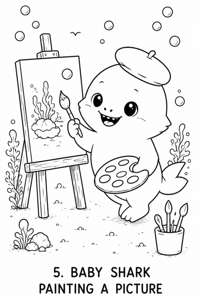 shark colouring page (2)