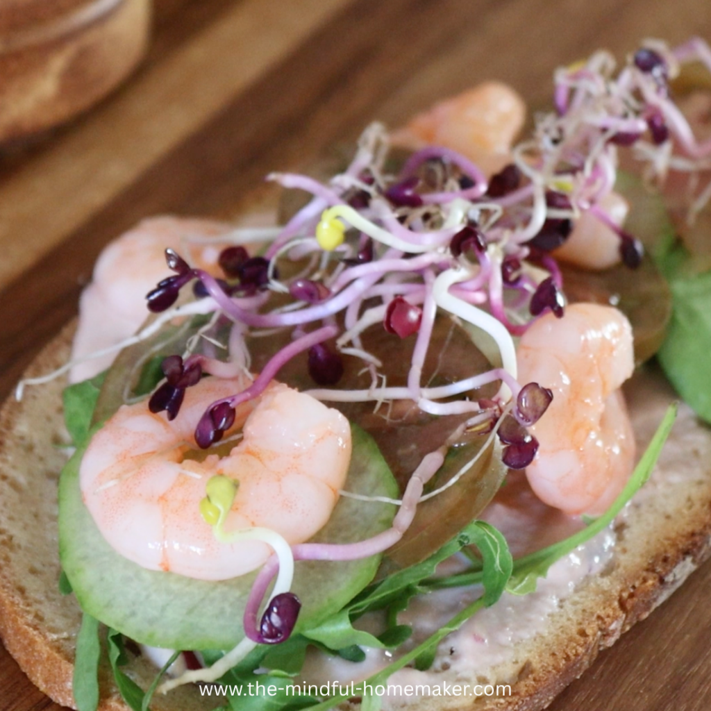 Citrus shrimp open sandwich shrimp sandwich recipes simple