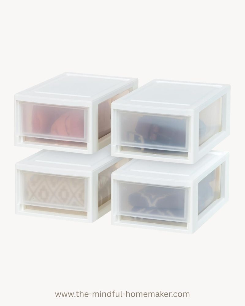 stackable plastic drawers