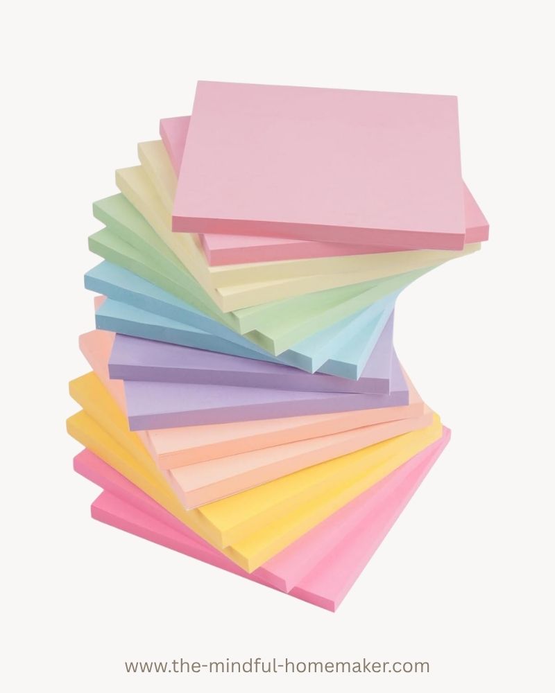 sticky notes