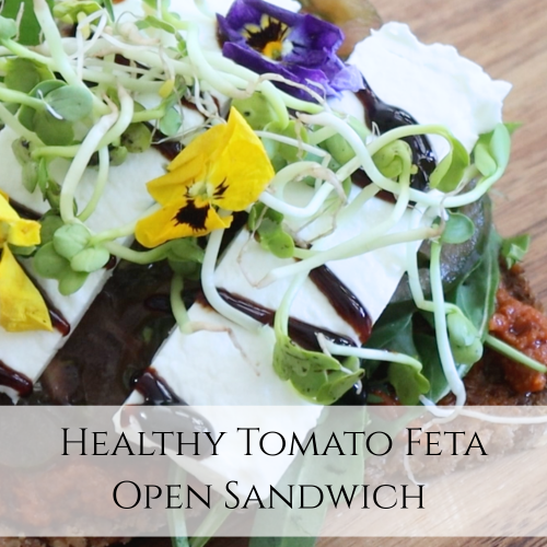 tomato feta sandwich