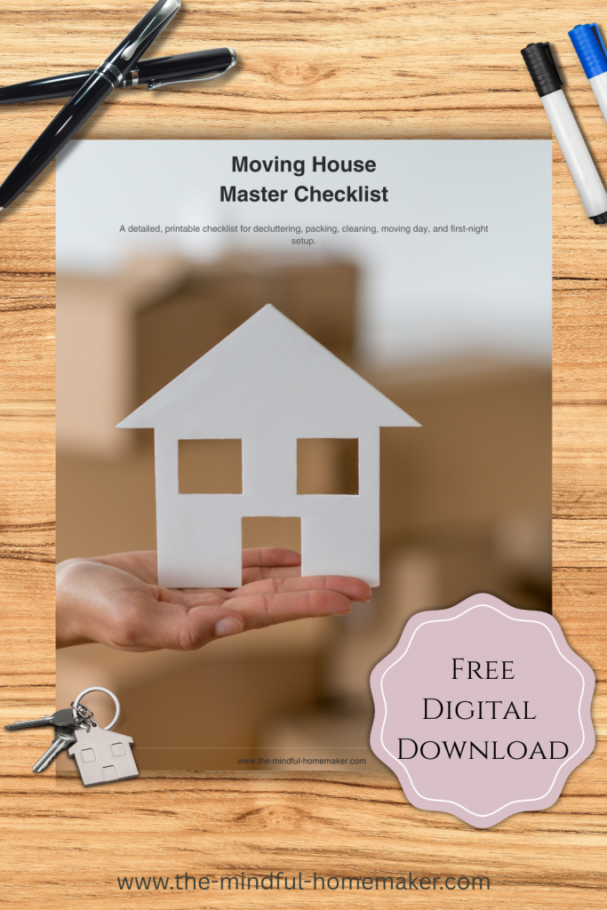 moving house master checklist