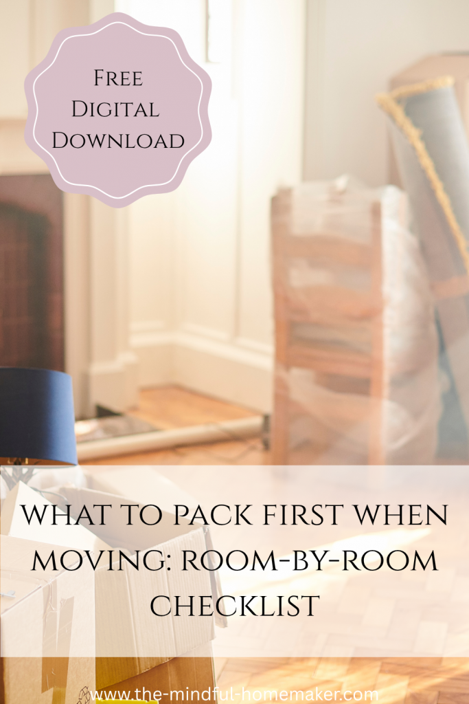 what to pack first when moving