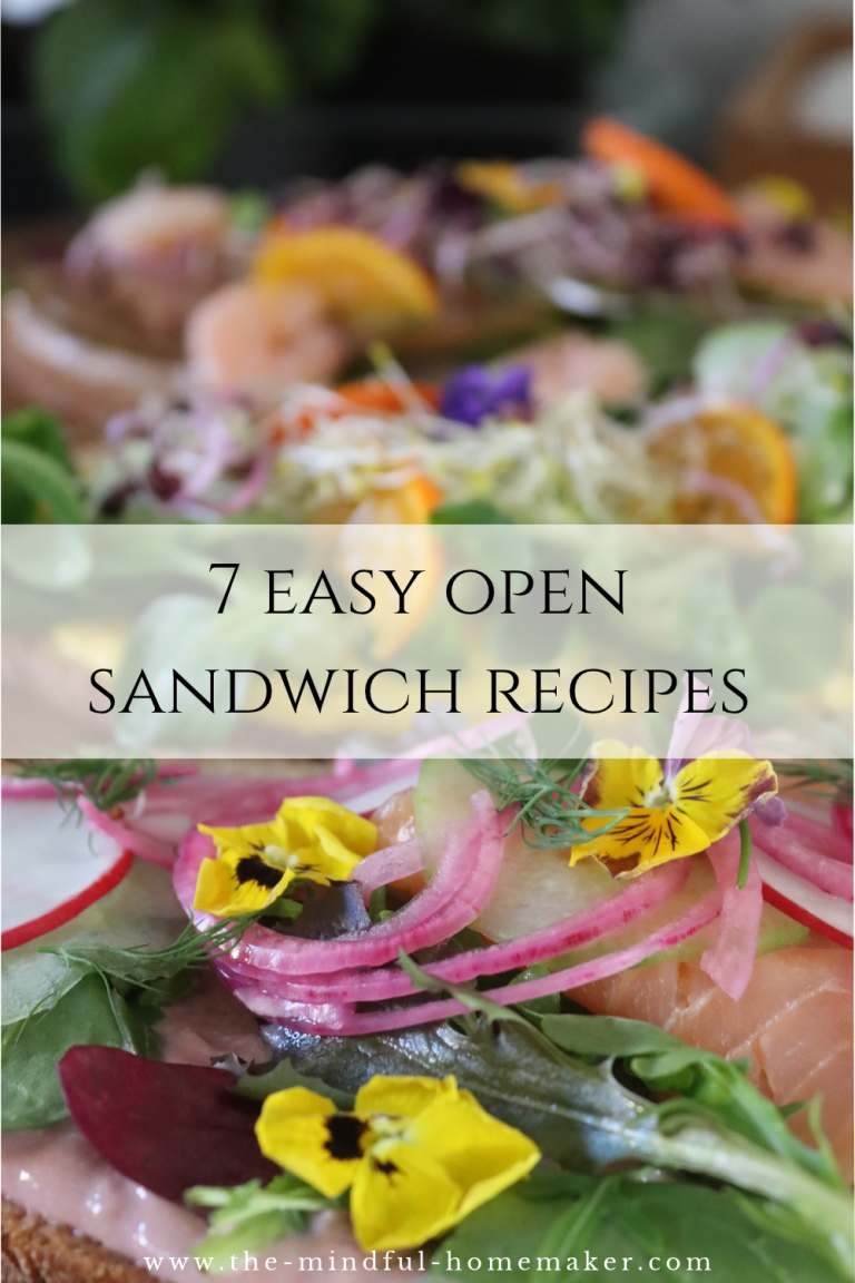 7 easy open sandwich recipes for breakfast & lunch