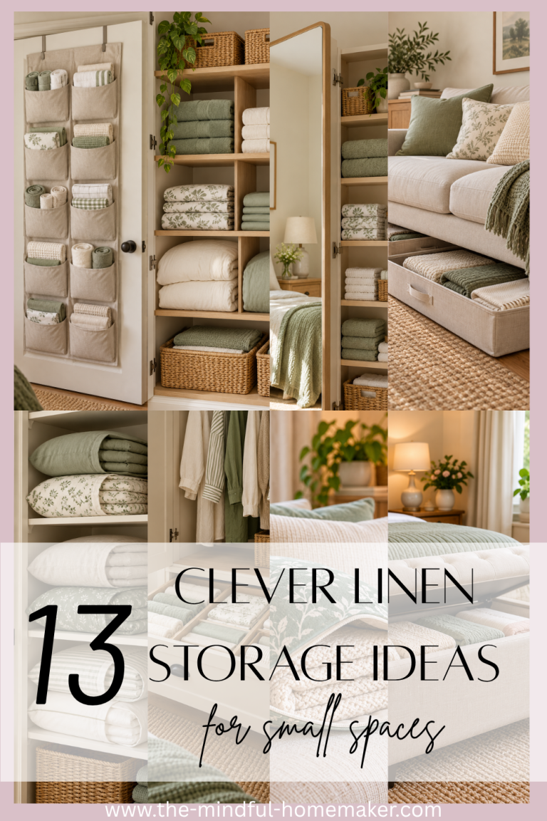 linen storage for small spaces
